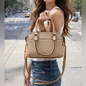 Henri Bendel Tan Satchel Bag